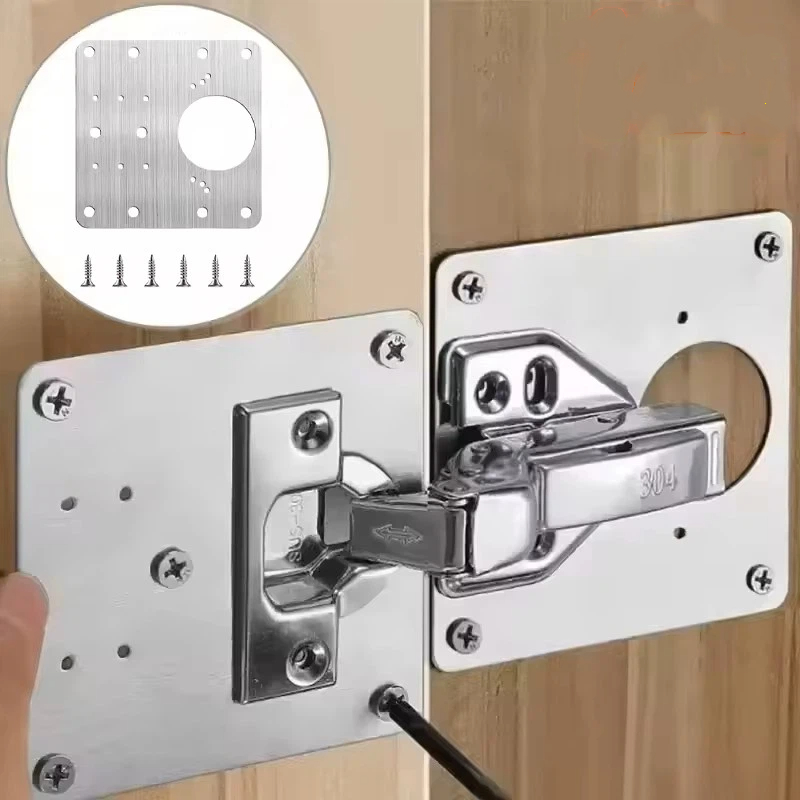 Furniture Hardware Replacement Parts - Piastra di Riparazione per Cerniere di