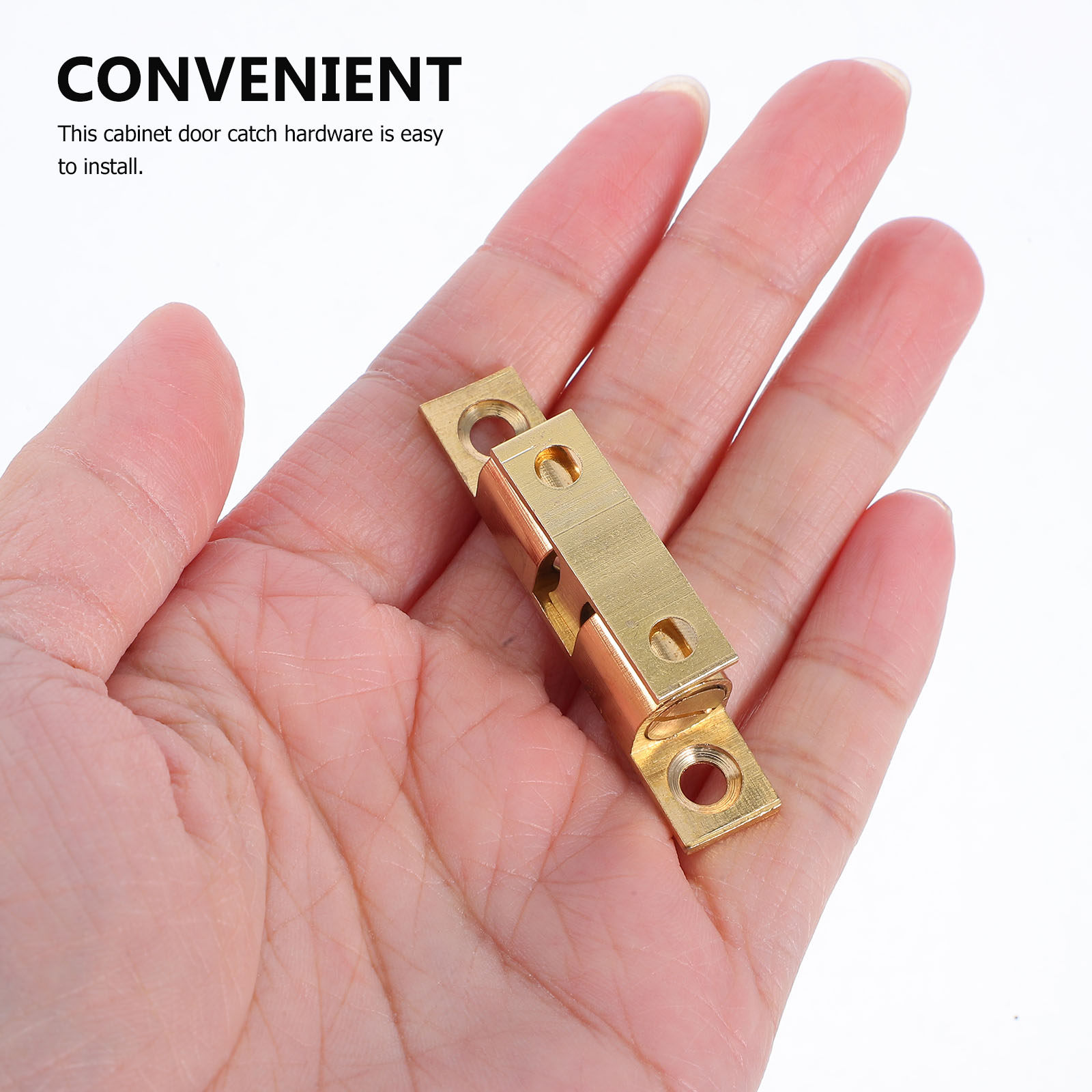 Furniture Hardware Brass - Set di 4 Pezzi di Chiusure