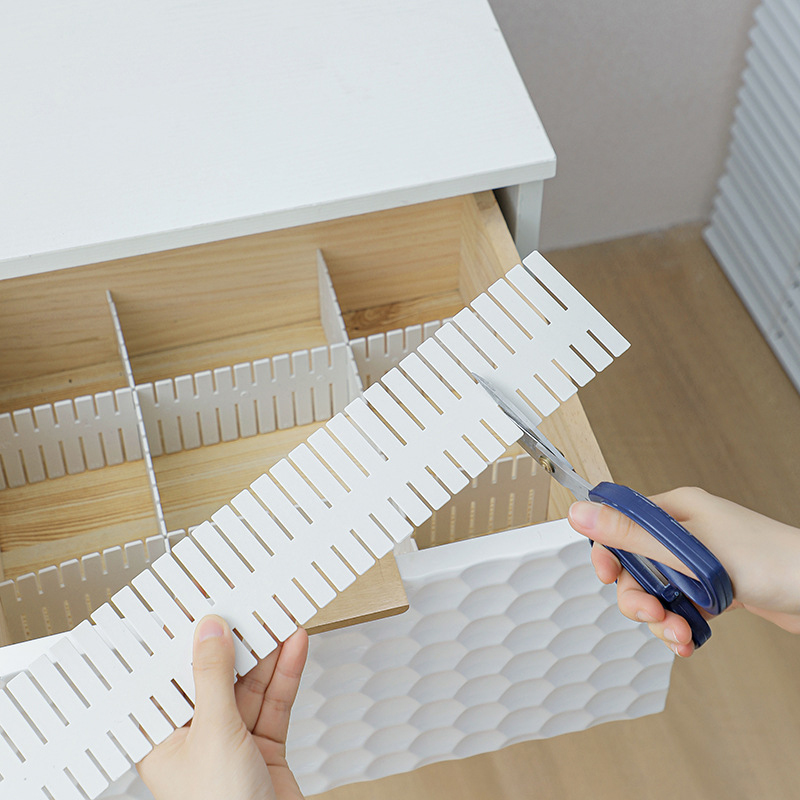 Drawer Organizer Peg - Set di 4 Divisori per Cassetti,