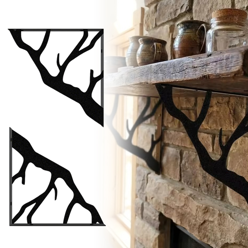 Shelf Bracket Pair - 2 Pezzi Supporto a L in