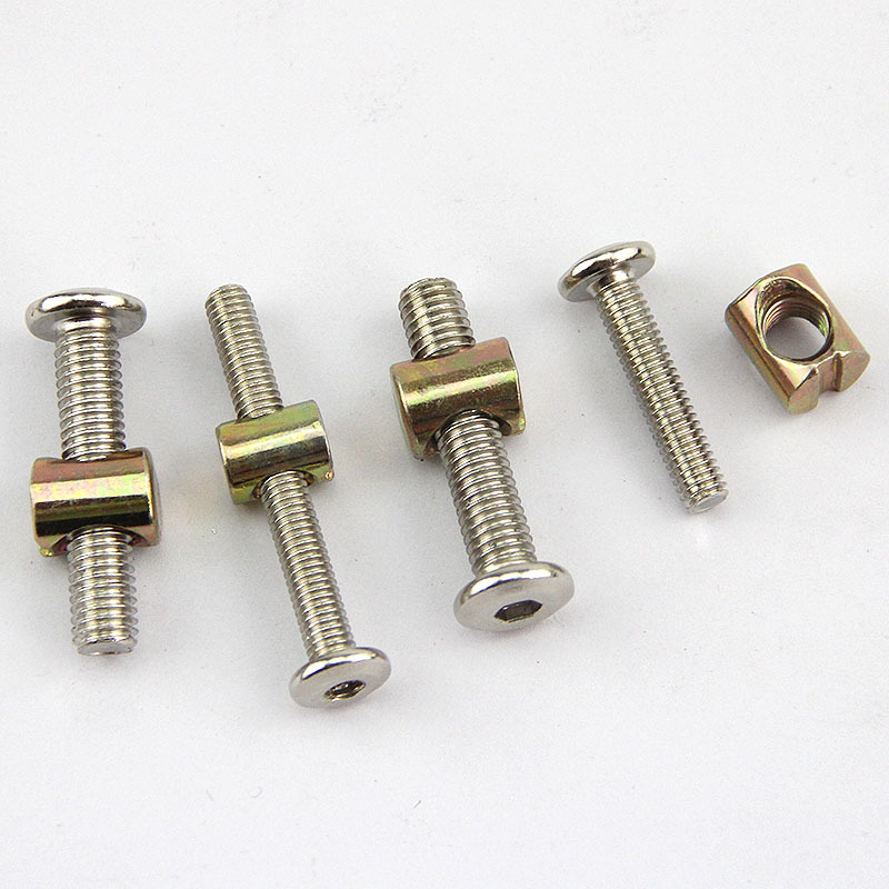 Furniture Hardware Barrel Nut - 20 pz/lotto Mobili In Acciaio Al