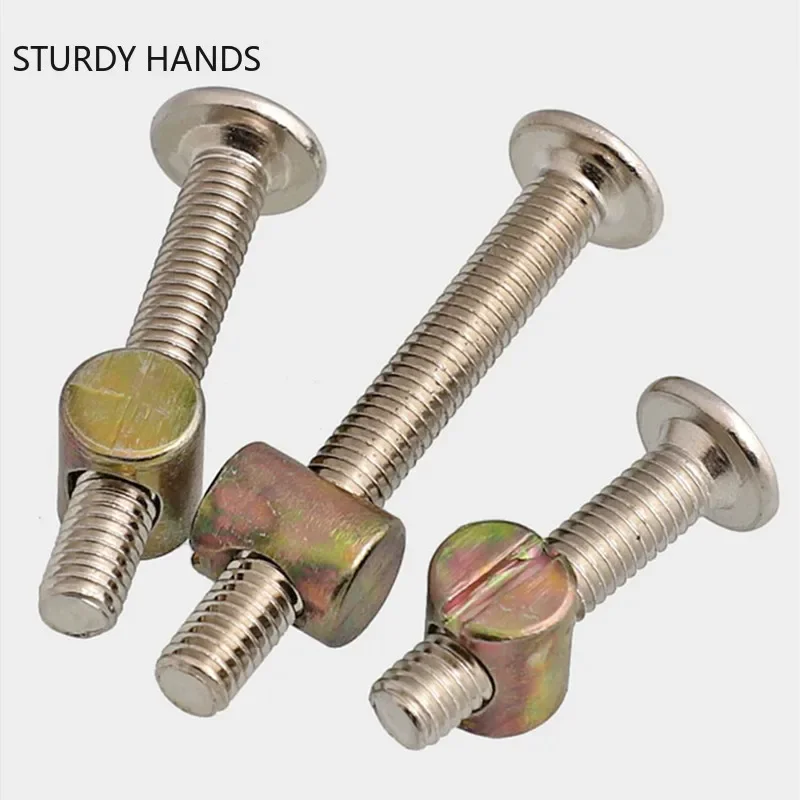 Furniture Hardware Barrel Nut - Set di 30 bulloni e dadi