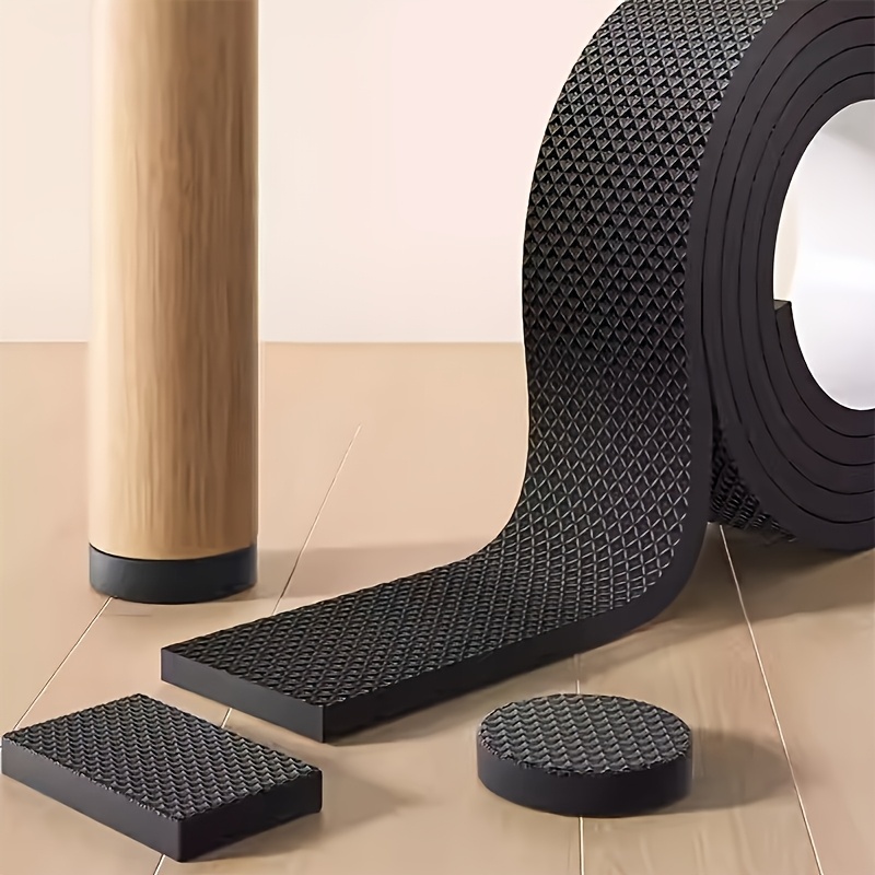 Furniture Foot Pad - Poggiapiedi per sedia neri 1 rotolo