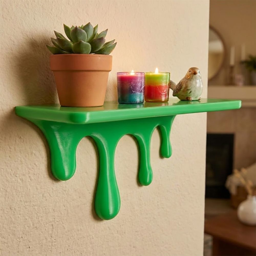 Shelf Bracket Pair - Mensola galleggiante a goccia stampata in