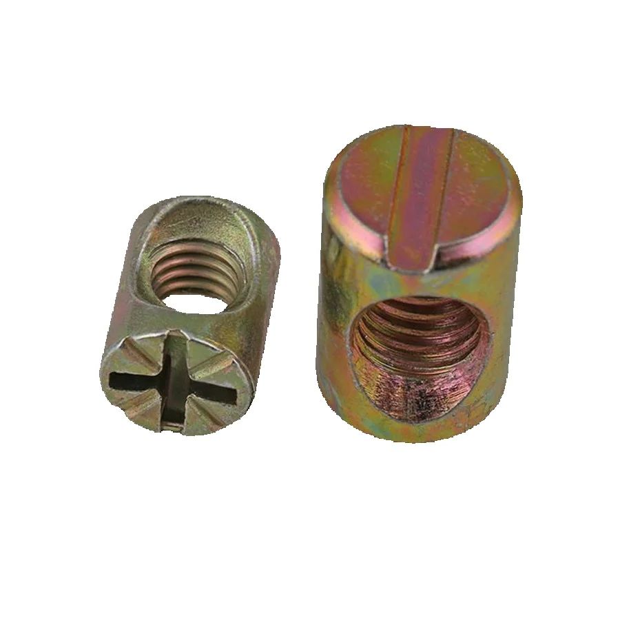 Furniture Hardware Barrel Nut - 100 pz. Dadi a barilotto a