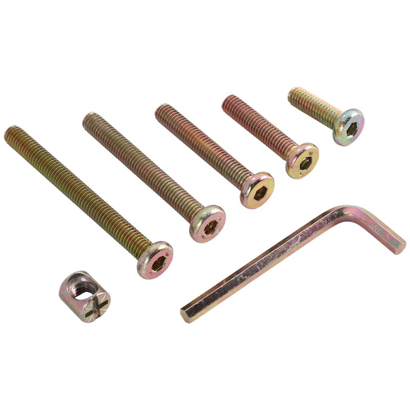 Kit di viti e bulloni per lett - Furniture Hardware Barrel Nut recensione e prezzo
