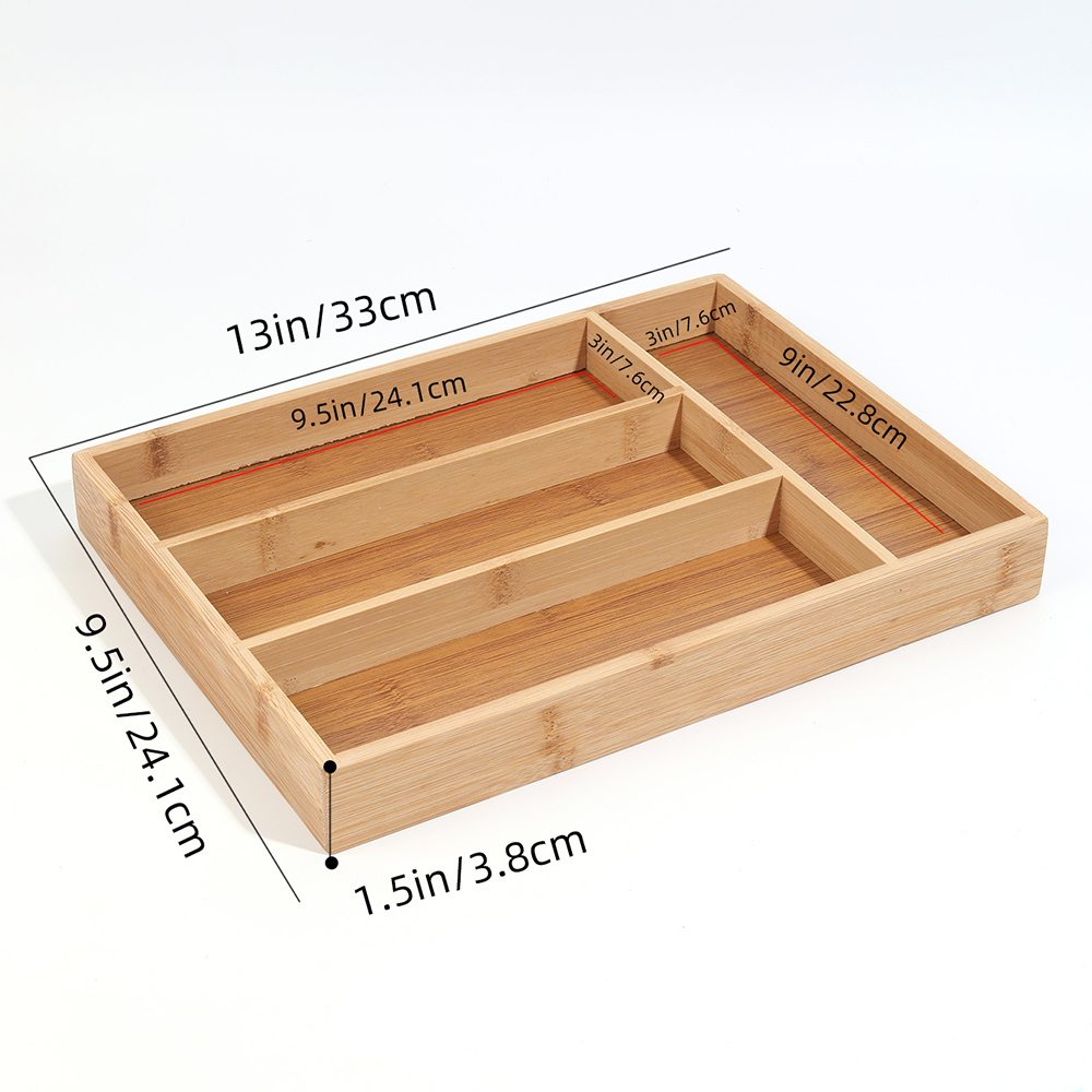 Posate in bambù Divide Vassoi  - Drawer Organizer Peg recensione e prezzo