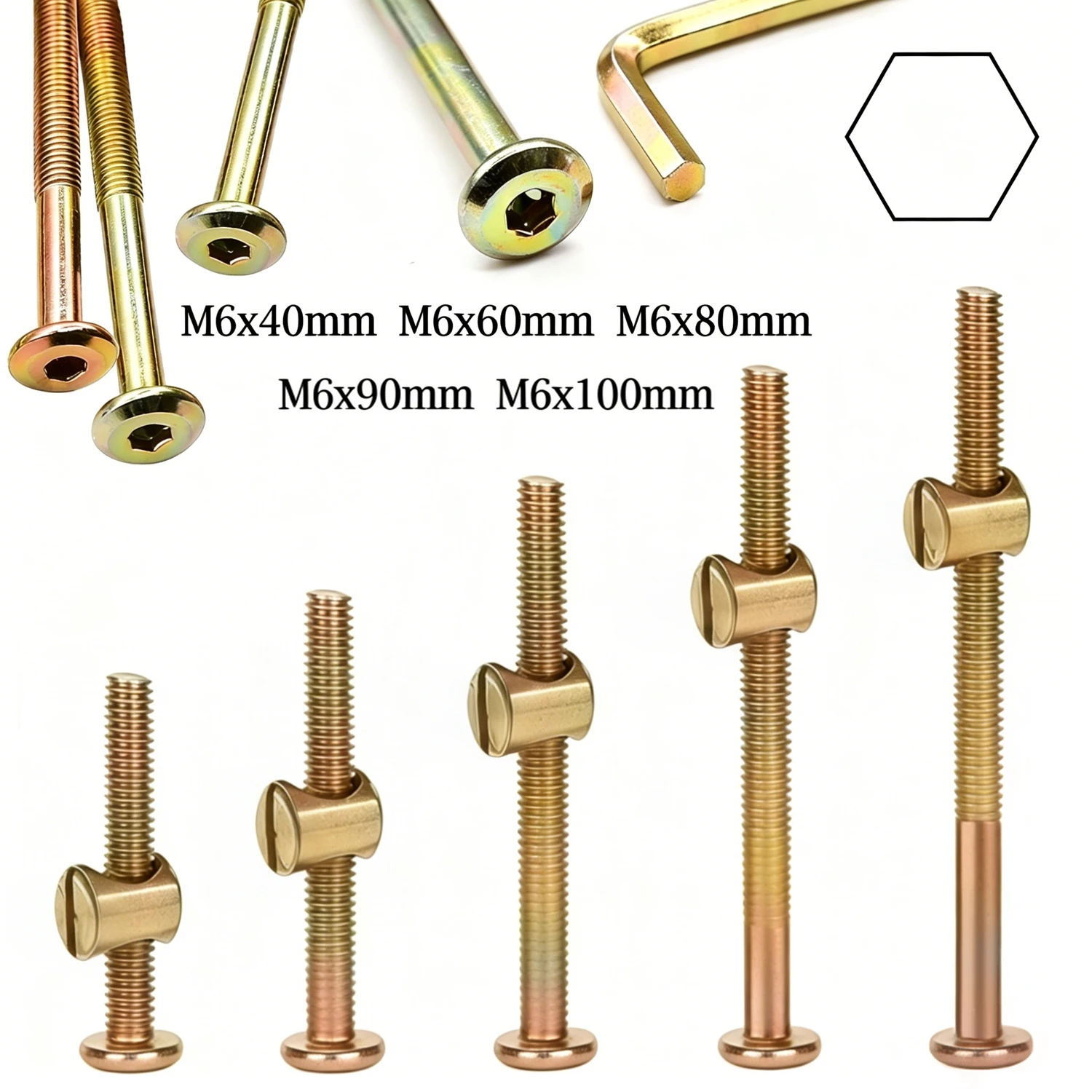 10/20 pezzi di viti a testa ci - Furniture Hardware Barrel Nut recensione e prezzo