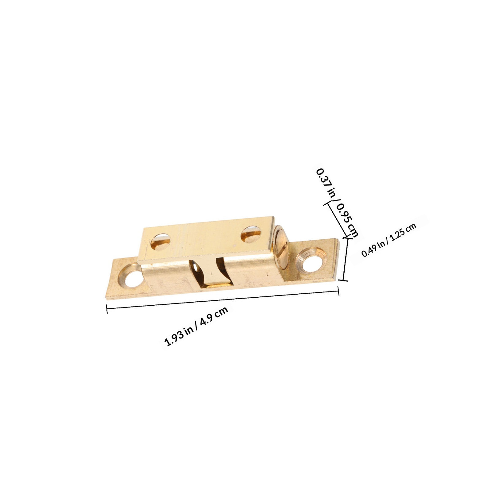 Set di 4 Pezzi di Chiusure a D - Furniture Hardware Brass recensione e prezzo
