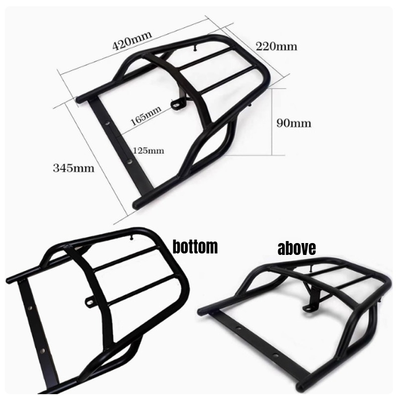 CC110 Accessori moto Nero Port - Shelf Bracket Pair recensione e prezzo