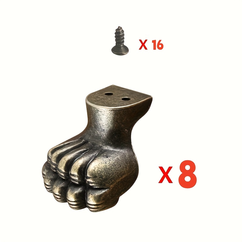 8 pz. Piedini Decorativi Antic - Furniture Hardware Brass recensione e prezzo