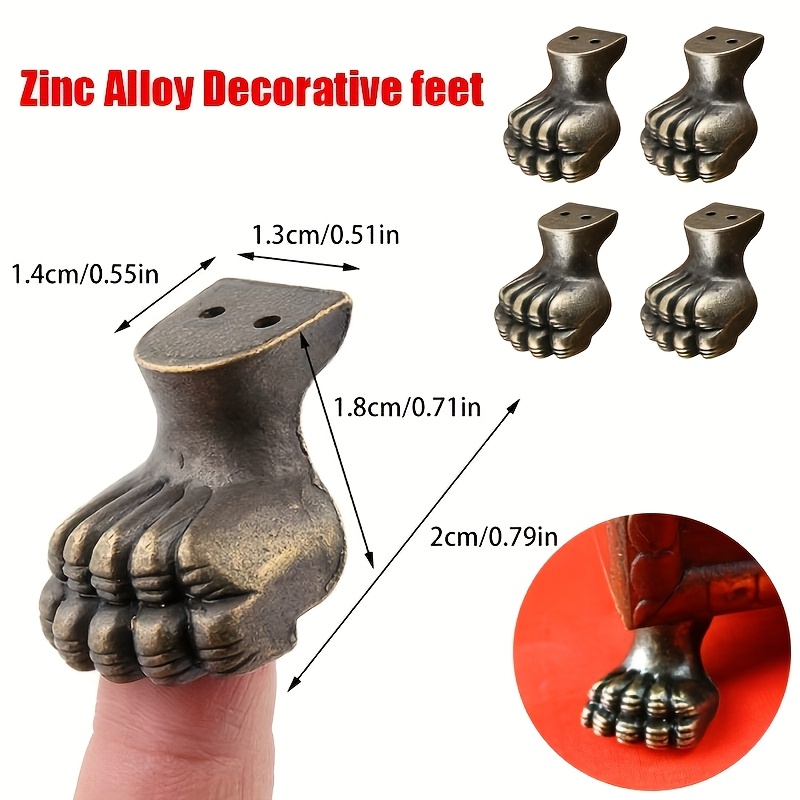 8 pz. Piedini Decorativi Antic - Furniture Hardware Brass recensione e prezzo