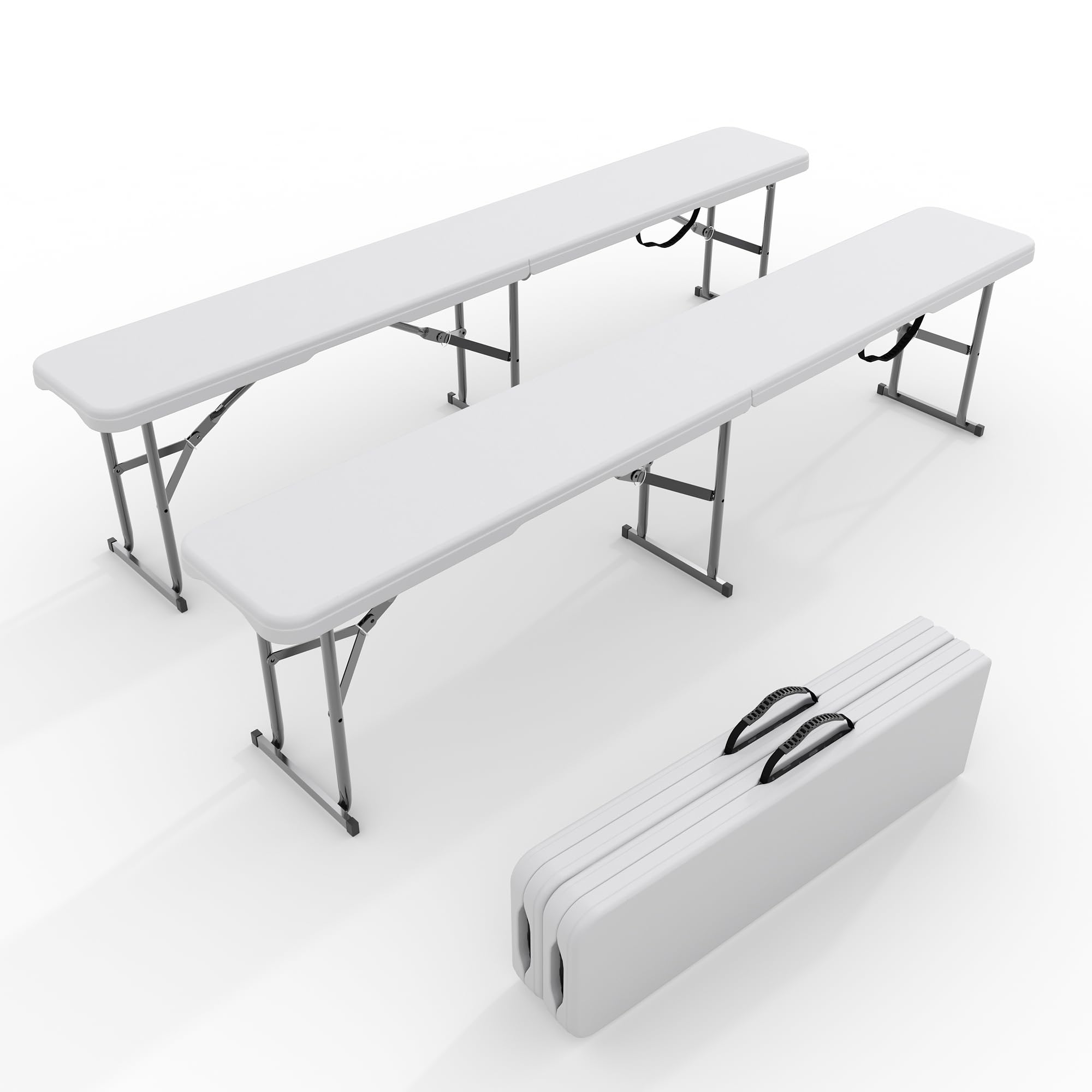 Set di 2 panche pieghevoli da  - Furniture Hardware Brass recensione e prezzo