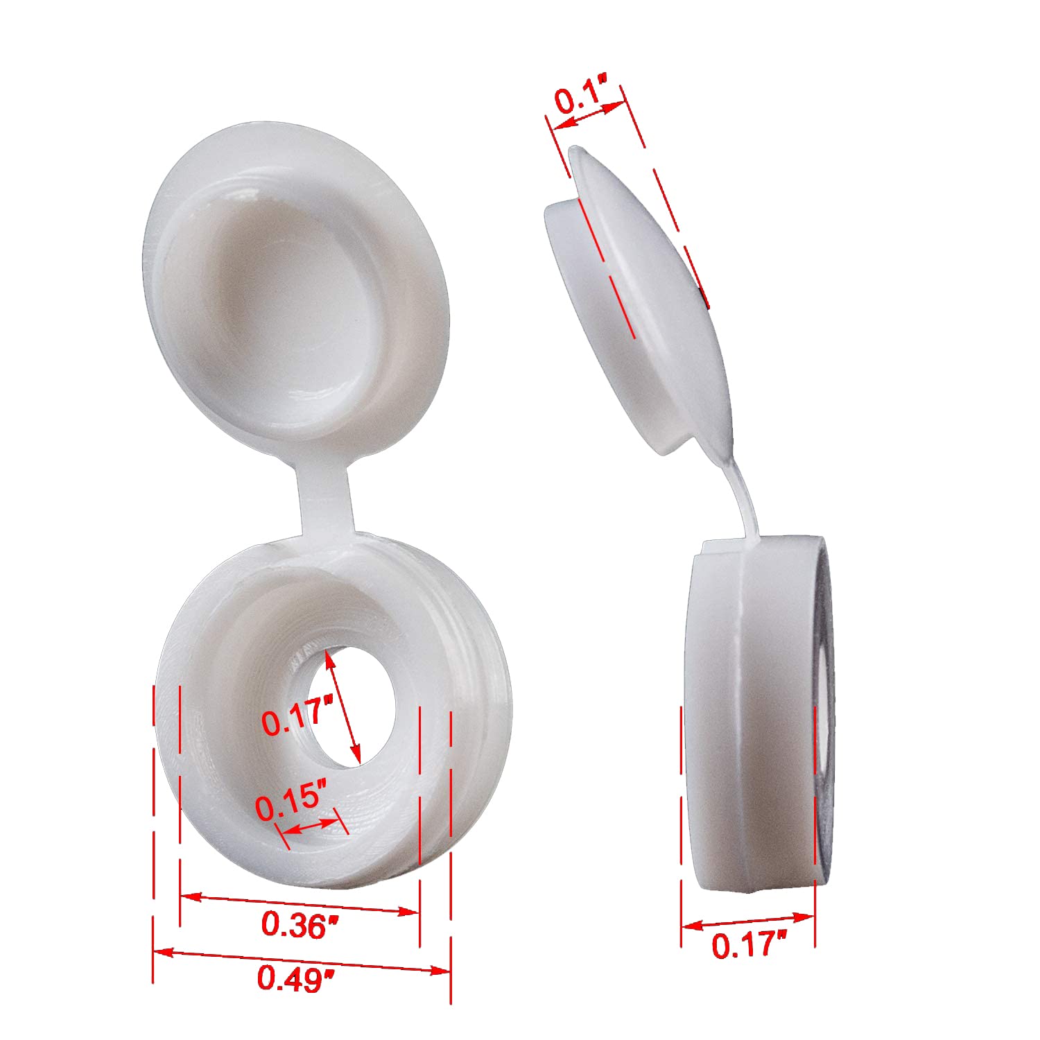 Copri tappo a vite in plastica - Furniture Hardware Replacement Parts recensione e prezzo