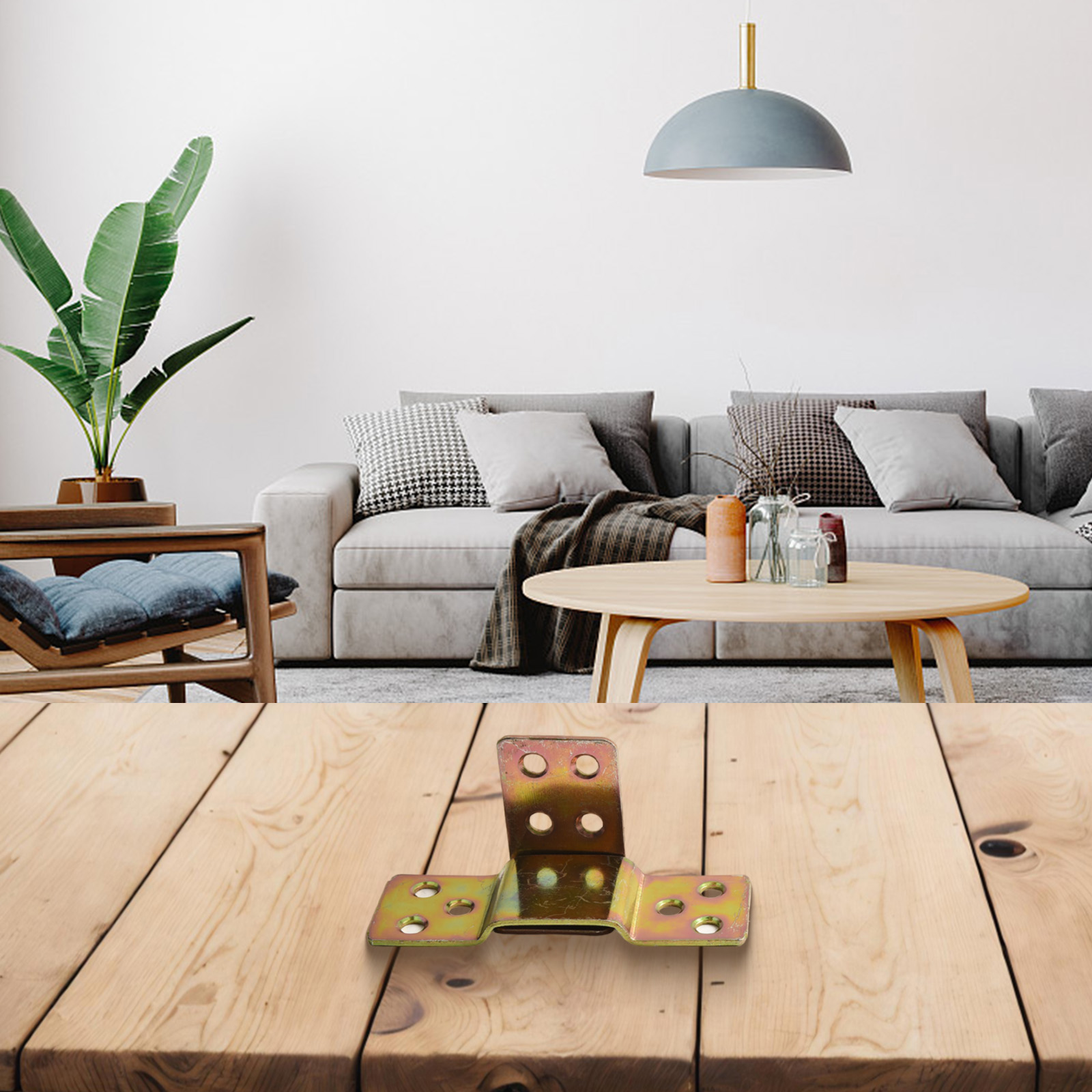 5 Pezzi Staffe in Metallo per  - Furniture Hardware Fasteners recensione e prezzo