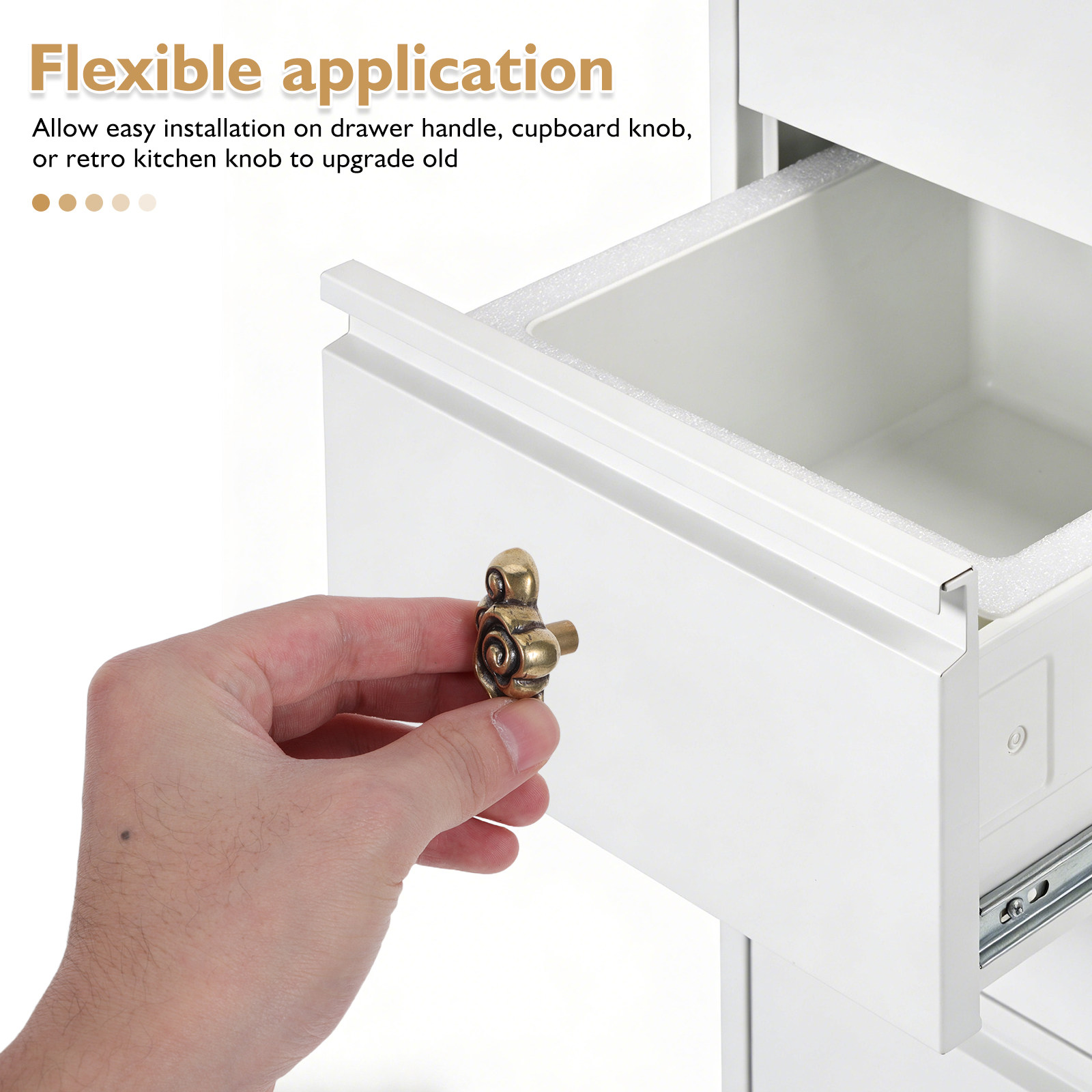 Maniglia decorativa a forma di - Furniture Hardware Brass recensione e prezzo