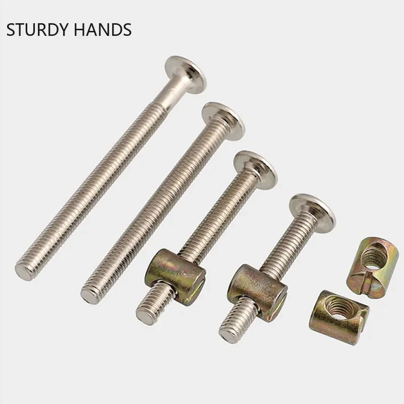 Set di 30 bulloni e dadi per m - Furniture Hardware Barrel Nut recensione e prezzo