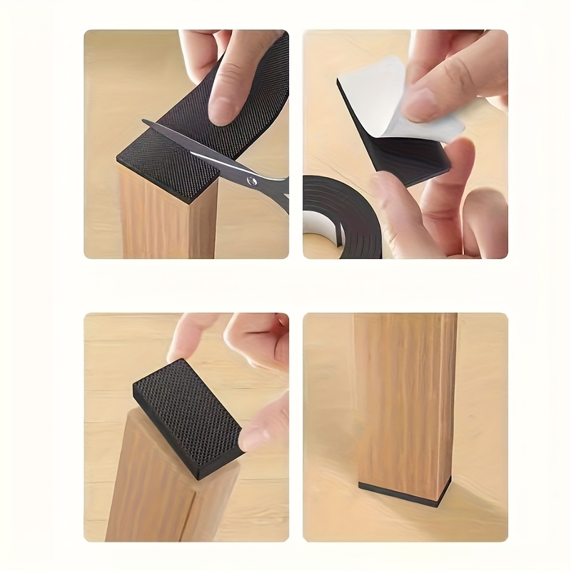Poggiapiedi per sedia neri 1 r - Furniture Foot Pad recensione e prezzo