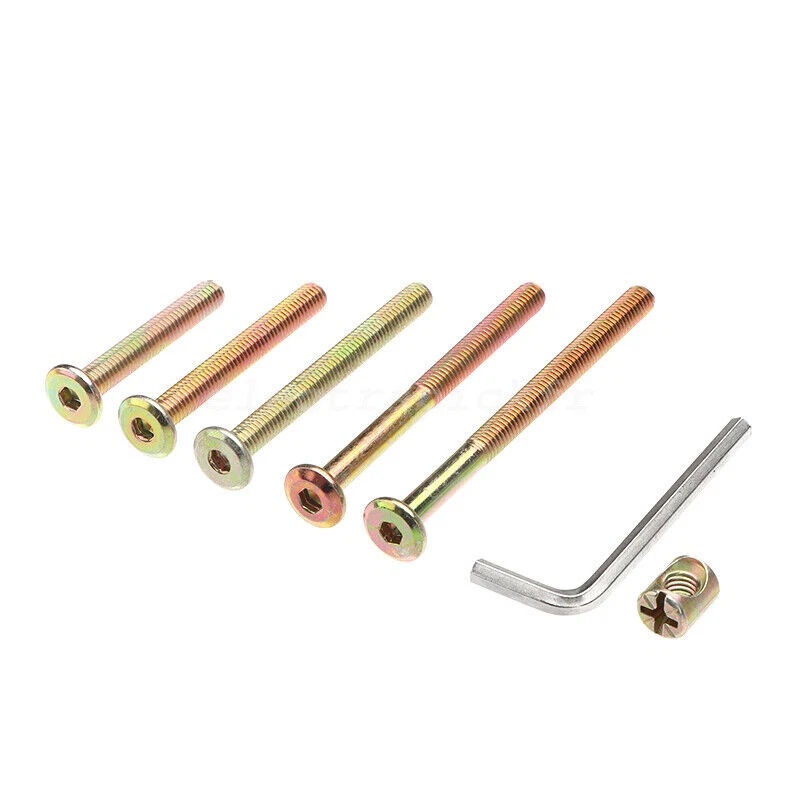Set di 50 viti zincate per mob - Furniture Hardware Barrel Nut recensione e prezzo