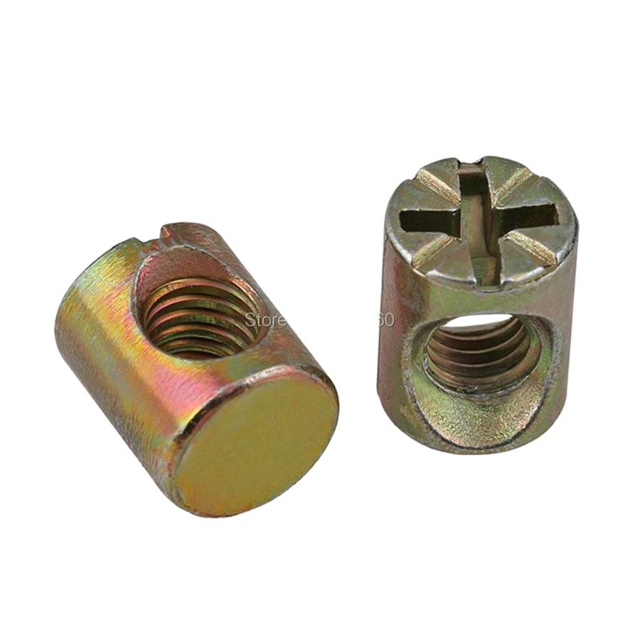 100 pz. Dadi a barilotto a cro - Furniture Hardware Barrel Nut recensione e prezzo