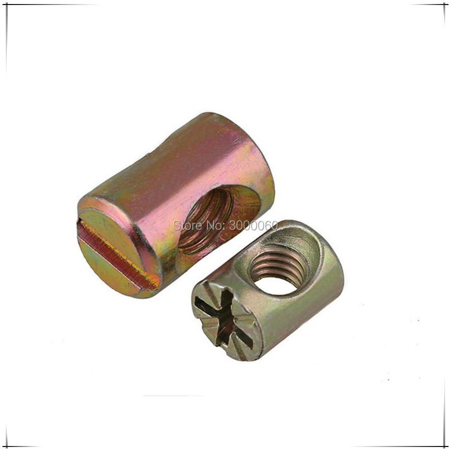 100 pz. Dadi a barilotto a cro - Furniture Hardware Barrel Nut recensione e prezzo