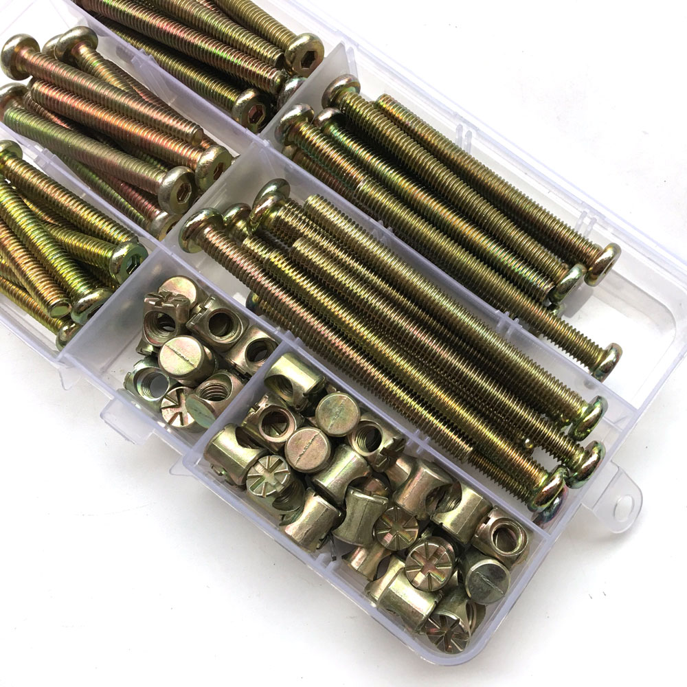 100 Pz M6 Barilotto Tassello D - Furniture Hardware Barrel Nut recensione e prezzo
