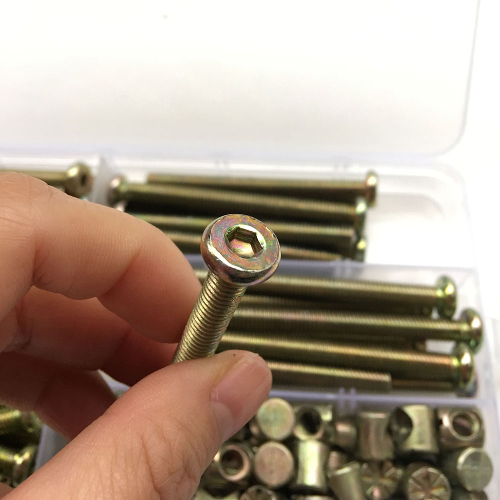 100 Pz M6 Barilotto Tassello D - Furniture Hardware Barrel Nut recensione e prezzo