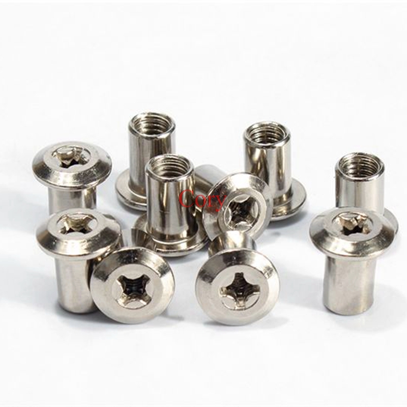 10 pz 6mm Barilotto Dado Testa - Furniture Hardware Barrel Nut recensione e prezzo