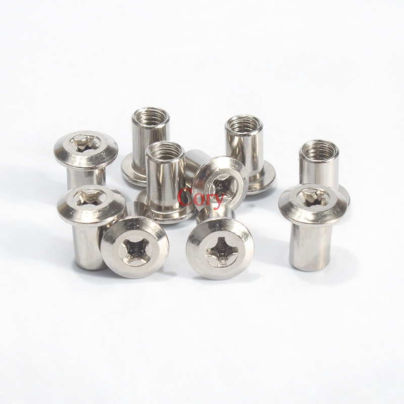 10 pz 6mm Barilotto Dado Testa - Furniture Hardware Barrel Nut recensione e prezzo
